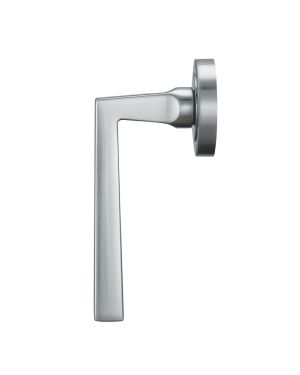Baikal Lever Handle Pair - Satin Chrome