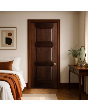 Belgravia Walnut Pre-Finished Fire Door (FD30) (Bespoke)