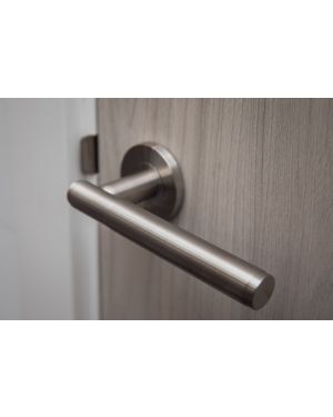 Bergamo Lever On Rose - Satin Stainless Steel (EOL)