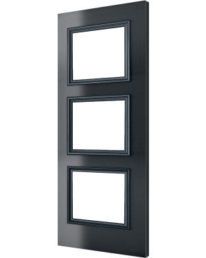 Brillar Black 3-Light Fire Door (FD30 - Bespoke)