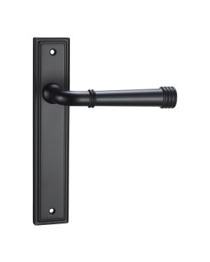 Bristol Lever On Backplate - Latch Only - Midnight Black