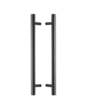 Heritage Brass Back to Back Door Pull Handle Bar Design 457mm Matt Bronze Finish