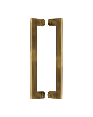 Heritage Brass Back to Back Door Pull Handle Apollo Design 307mm Antique Brass Finish