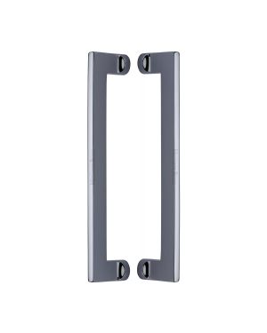 Heritage Brass Back to Back Door Pull Handle Apollo Design 307mm Polished Chrome Finish
