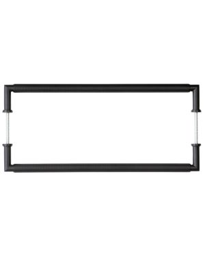 Piccadilly Back To Back Pull Handle - Matt Black