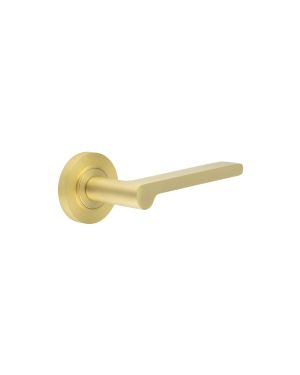 Fitzrovia Lever On Rose - Satin Brass