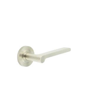 Fitzrovia Lever On Rose - Satin Nickel