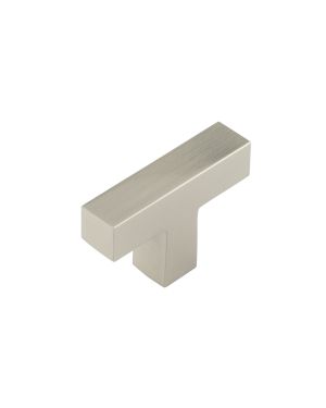 Trafalgar T-Bar Cupboard Knob - Satin Nickel