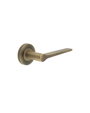 Knightsbridge Lever On Rose - Antique Brass
