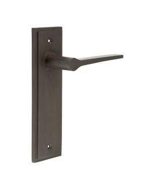 Knightsbridge Lever On Backplate - Dark Bronze