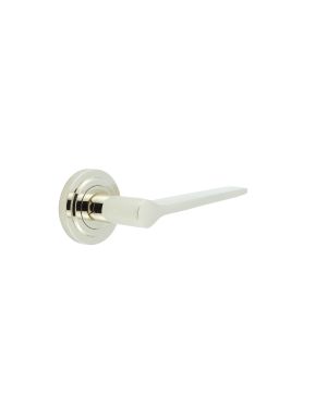 Knightsbridge Lever On Rose - Polished Nickel