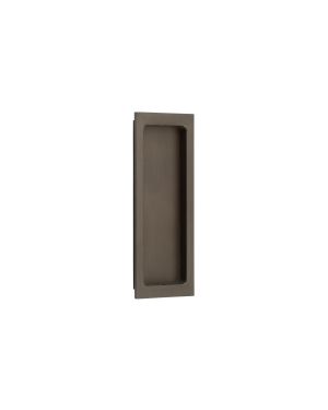 Burlington Sliding Door Rectangular Flush Pull - Dark Bronze