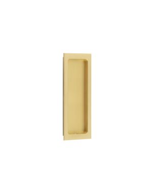 Burlington Sliding Door Rectangular Flush Pull - Satin Brass
