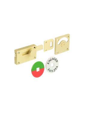 Burlington Indicator Lock - Satin Brass