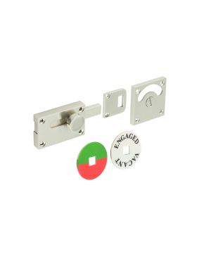 Burlington Indicator Lock - Satin Nickel