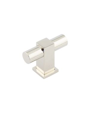 Westminster T-Bar Cupboard Knob - Polished Nickel
