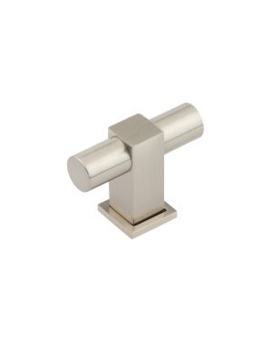 Westminster T-Bar Cupboard Knob - Satin Nickel