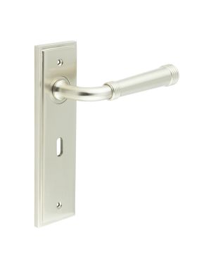 Highgate Lever On Backplate - Satin Nickel