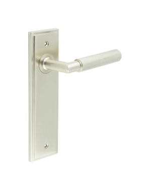 Piccadilly Lever On Backplate - Satin Nickel