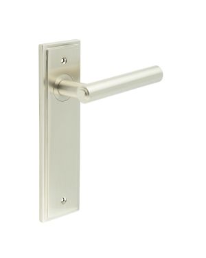 Richmond Lever On Backplate - Satin Nickel