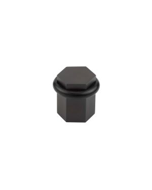 Burlington Floor Mounted Hexagonal Door Stop - Dark Bronze