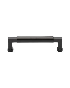 Heritage Brass Cabinet Pull Bauhaus Design 128mm CTC Matt Bronze Finish
