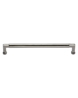 Heritage Brass Cabinet Pull Bauhaus Design 254mm CTC Polished Nickel Finish