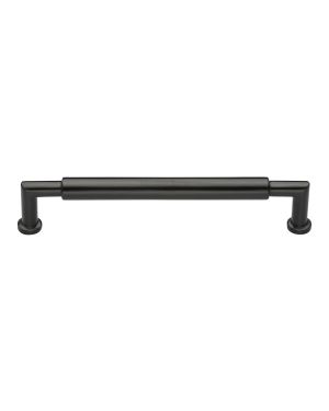 Heritage Brass Cabinet Pull Bauhaus Round Design 203mm CTC Matt Bronze Finish