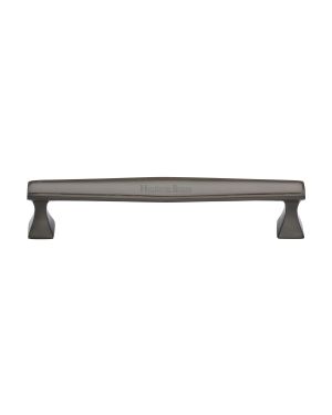 Heritage Brass Cabinet Pull Deco Design 160mm CTC Matt Bronze Finish