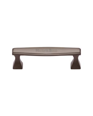 Heritage Brass Cabinet Pull Deco Design 203mm CTC Matt Bronze Finish