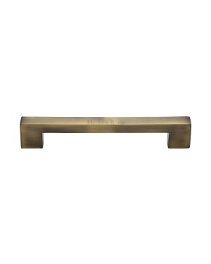 Heritage Brass Cabinet Pull Metro Design 160mm CTC Antique Brass Finish