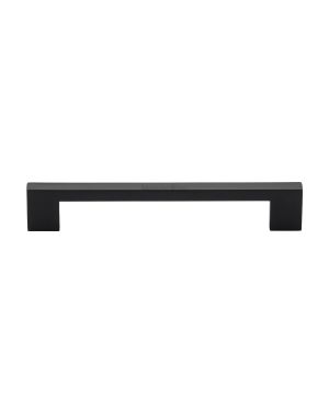 Heritage Brass Cabinet Pull Metro Design 160mm CTC Matt Black Finish