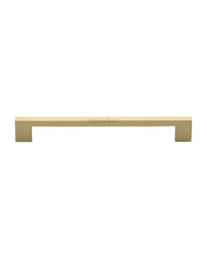 Heritage Brass Cabinet Pull Metro Design 192mm CTC Satin Brass Finish