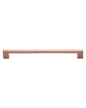 Heritage Brass Cabinet Pull Metro Design 254mm CTC Satin Rose Gold Finish
