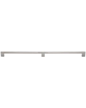 Heritage Brass Cabinet Pull Metro Design 480mm CTC Polished Nickel Finish