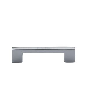Heritage Brass Cabinet Pull Metro Design 96mm Polished Chrome finish