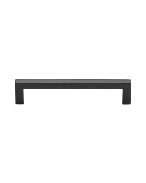 Heritage Brass Cabinet Pull Square Metro Design 128mm CTC Matt Bronze Finish