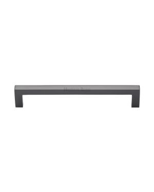 Heritage Brass Cabinet Pull Square Metro Design 160mm CTC Matt Bronze Finish