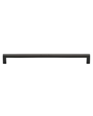 Heritage Brass Cabinet Pull Square Metro Design 256mm CTC Matt Bronze Finish