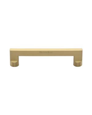 Heritage Brass Cabinet Pull Apollo Design 128mm CTC Satin Brass Finish