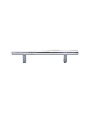 Heritage Brass Cabinet Pull Bar Design 101mm CTC Polished Chrome Finish