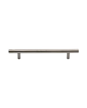 Heritage Brass Cabinet Pull Bar Design 160mm CTC Polished Nickel Finish