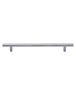 Heritage Brass Cabinet Pull Bar Design 203mm CTC Polished Chrome Finish