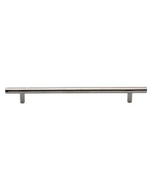 Heritage Brass Cabinet Pull Bar Design 203mm CTC Polished Nickel Finish
