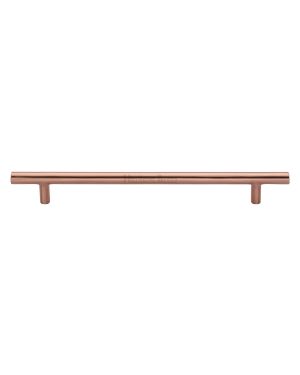 Heritage Brass Cabinet Pull Bar Design 203mm CTC Satin Rose Gold Finish