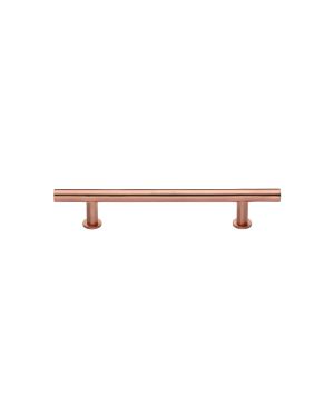 Heritage Brass Cabinet Pull T-Bar Design with 16mm Rose 101mm CTC Satin Rose Gold Finish