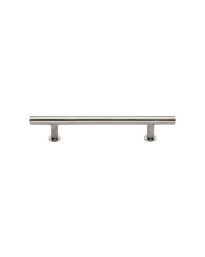Heritage Brass Cabinet Pull T-Bar Design with 16mm Rose 128mm CTC Polished Nickel Finish