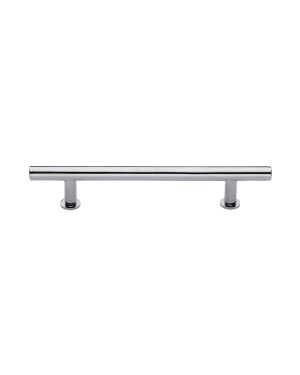 Heritage Brass Cabinet Pull T-Bar Design with 16mm Rose 160mm CTC Polished Chrome Finish