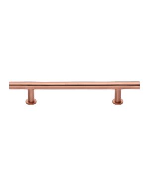 Heritage Brass Cabinet Pull T-Bar Design with 16mm Rose 203mm CTC Satin Rose Gold Finish