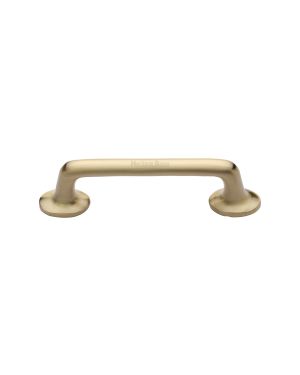 Heritage Brass Cabinet Pull Traditional Design 96mm CTC Satin Brass Finish